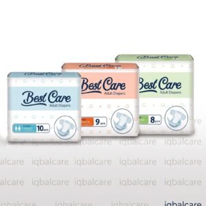 Best Care Adult Diapers – Soft Cotton Textile Back-Sheet with Leak-Proof Barriers