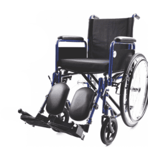 Narrow Steel Wheelchair – Elevating Footrests