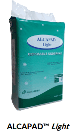 Alcapad Light - Disposable Underpads – Waterproof Absorbent Bed Pads