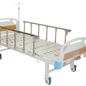 2 Function Manual Medical Bed | Adjustable Patient Care Bed