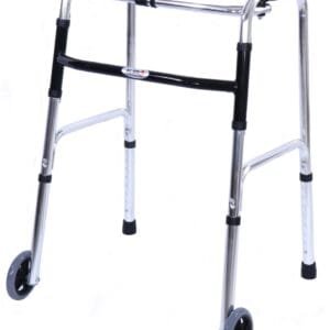 Aluminium Folding Walker with 2 Front Wheels