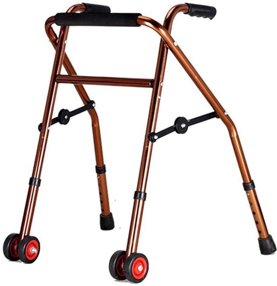 Pediatric Walker with Backrest & Wheels