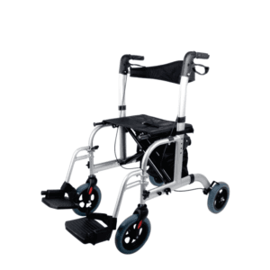 2-in-1 Rollator & Transportation Chair