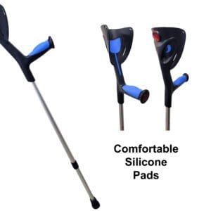 Elbow Crutches with Silicone Pads