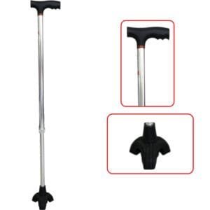 Walking Stick with Tri-Base Support