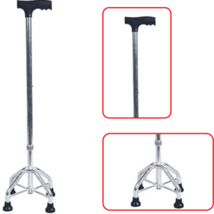 Quadripod Cane (Large Base Chrome)