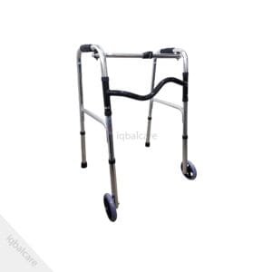 ALBRO Aluminium Folding Walker with 2 Front Wheels (SP Version)