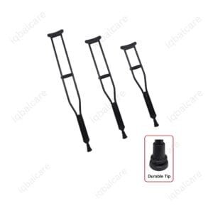 Axillary Crutches (Deluxe Full Black)
