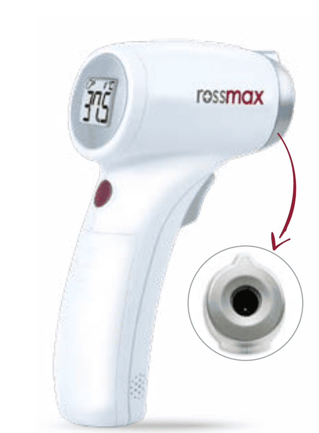Non-Contact Telephoto Thermometer 1 sec. measurement time