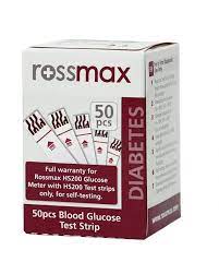 ROSSMAX Test Strips (HS200 - Blood Glucose Monitoring System)
