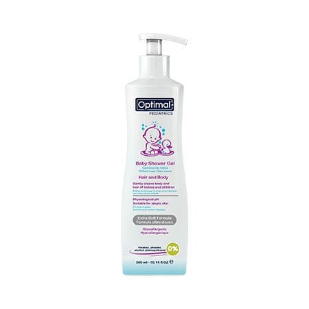 Optimal Baby Shower Gel 300ml tear-free soap-free cleanser for baby skin and hair