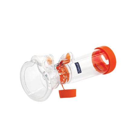 Adult medical spacer equipment for respiratory healthcare