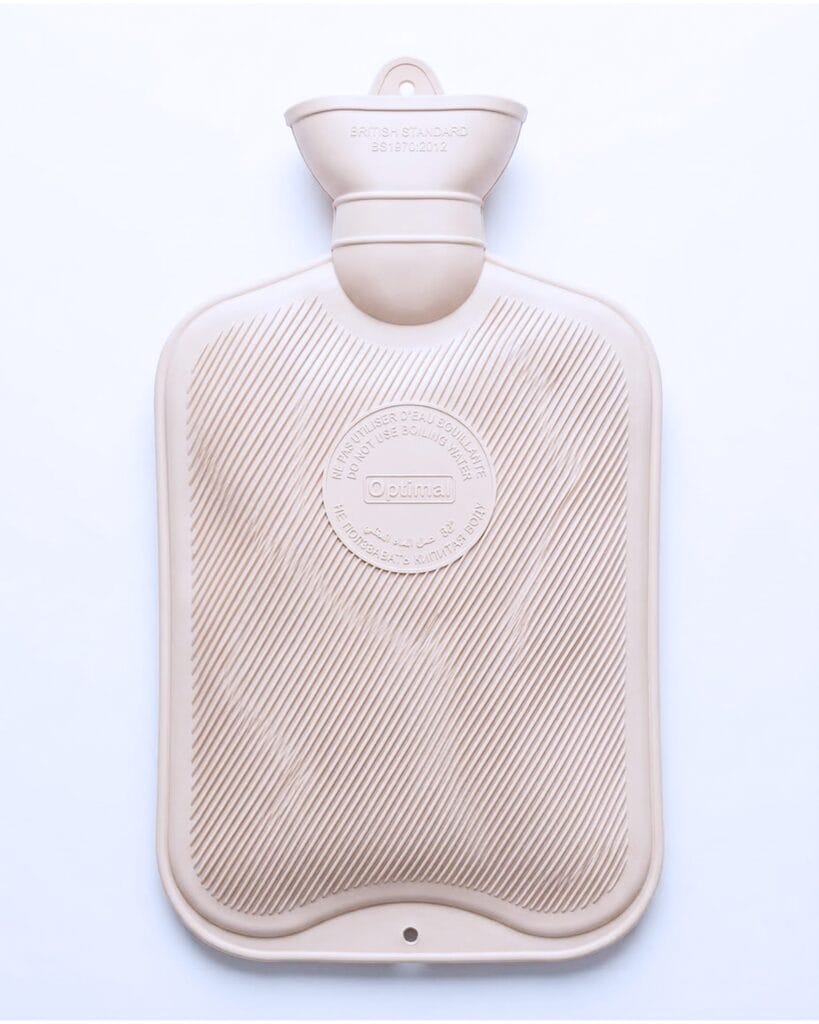 Rubber Hot Water Bag - Durable Natural Rubber Heat Therapy Bottle