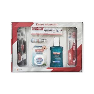 Cleo-Dent Complete Dental Hygiene Kit (5-Piece Oral Care Set)