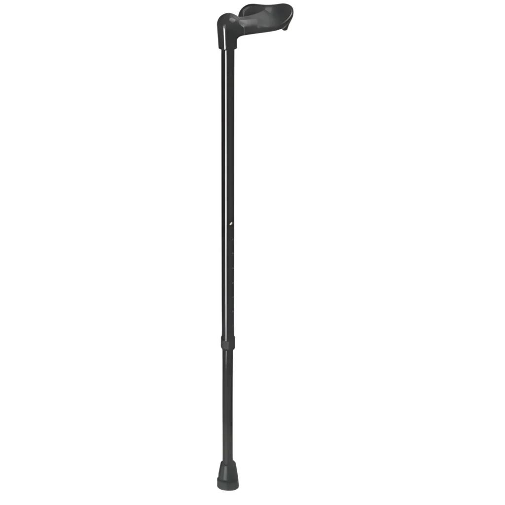 Aluminum Adjustable Walking Stick (Ergonomic Grip)
