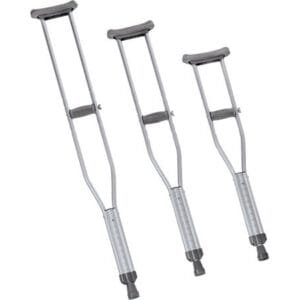 Axillary Crutches (Standard Aluminium)