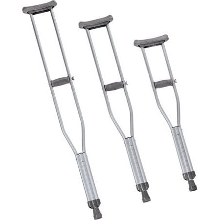Axillary Crutches (Standard Aluminium)