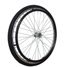 24-Inch Pneumatic Spoke Rear Wheel for Wheelchairs