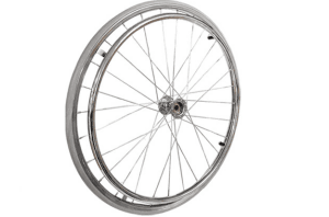 22-Inch Solid Spoke Rear Wheel for Wheelchairs