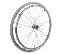 20-Inch Solid Spoke Rear Wheel for Wheelchairs