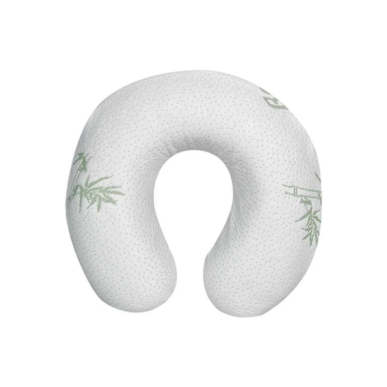 BAMBOO Neck Pillow - Ergonomic Memory Foam Travel Support