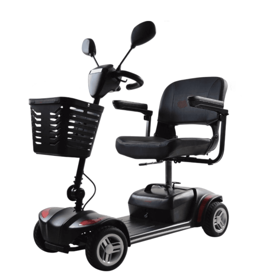 4-Piece Disassemblable Electric Mobility Scooter โ 136 kg Capacity