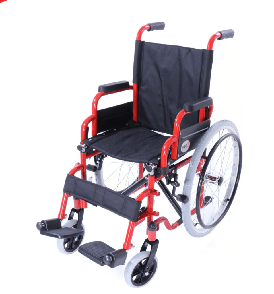 Pediatric Steel Wheelchair – 350 mm Seat