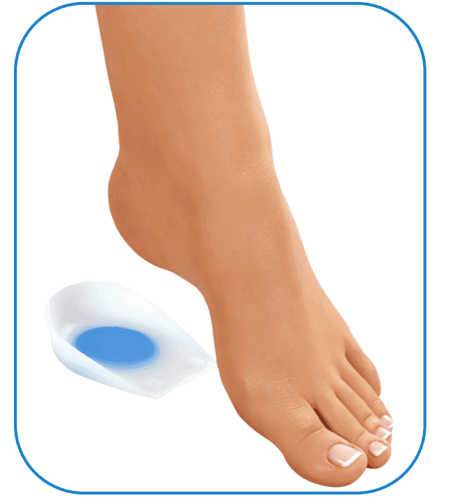 RUNWELL RW-405 Silicone Heel Cushion | Plantar Fasciitis & Heel Spur Relief