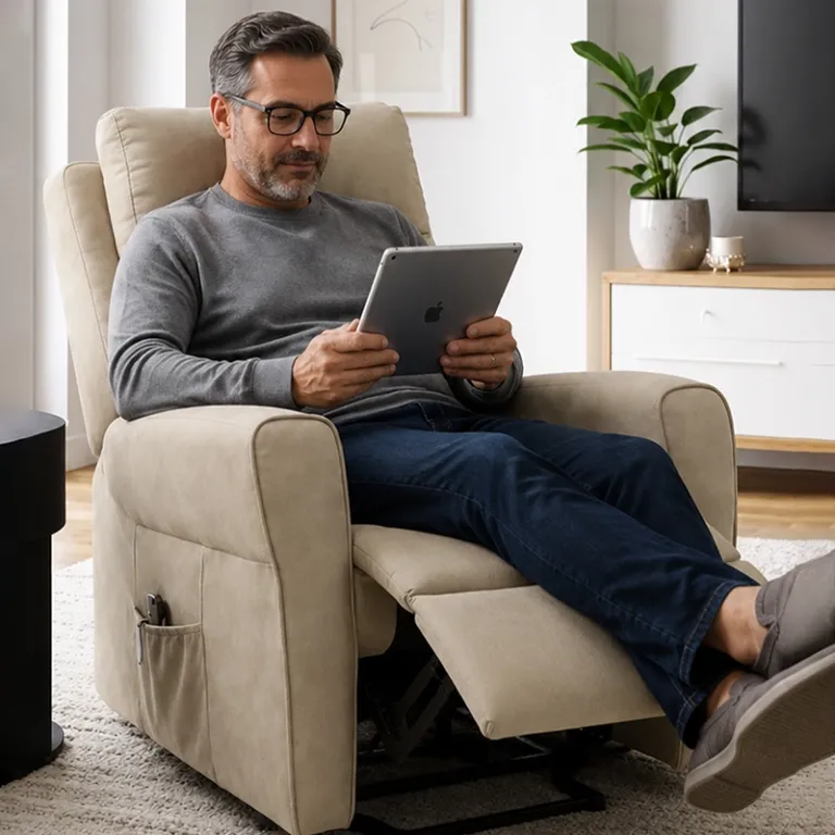 Prime Lift Recliner Greige
