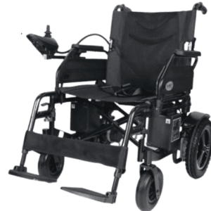 Foldable Wide-Seat Electric Wheelchair – 130 kg Capacity