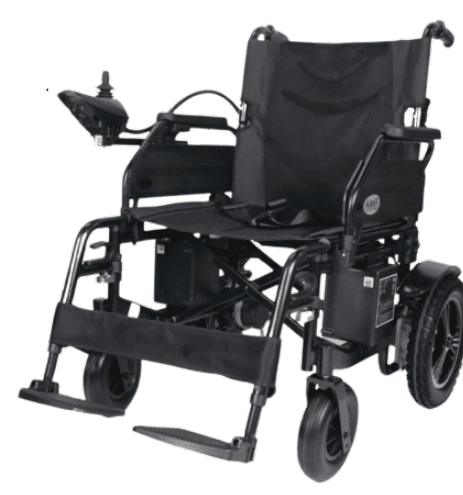 Foldable Wide-Seat Electric Wheelchair โ 130 kg Capacity