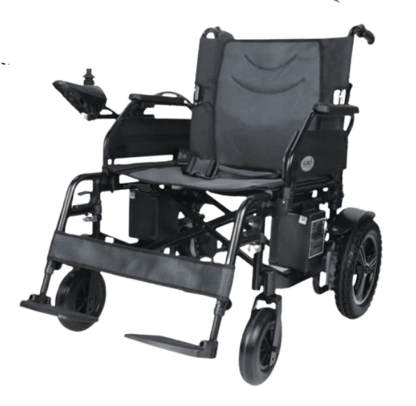 Extra-Wide Foldable Electric Wheelchair โ 140 kg Capacity