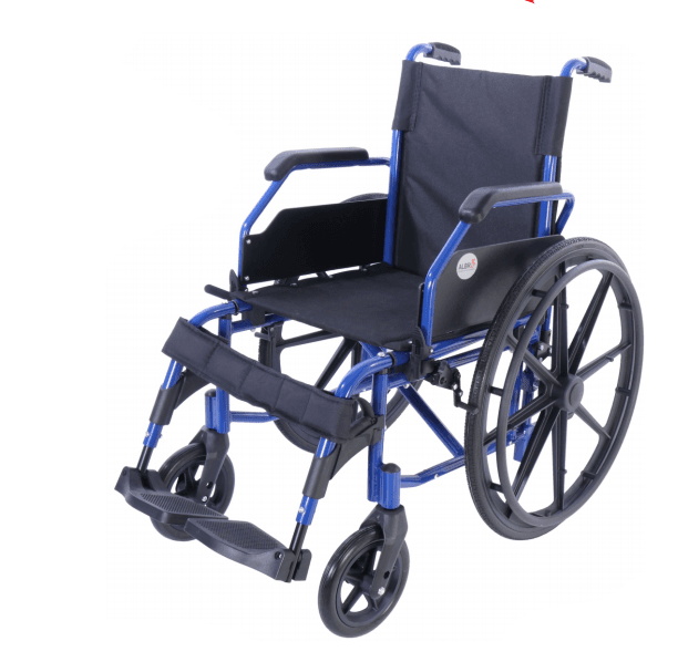 Narrow Aluminum Wheelchair with MAG Rear Wheels