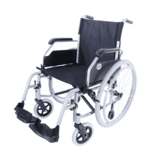 Standard Aluminum Wheelchair with Spoke Rear Wheels