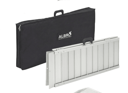 Types of wheelchairs and their uses: portable aluminum wheelchair ramp