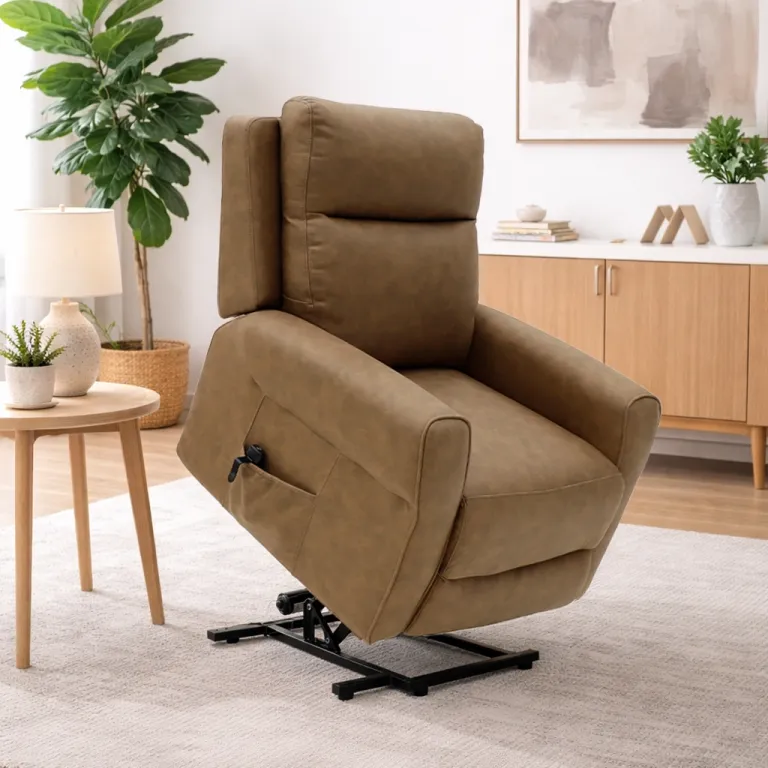 Prime Lift Recliner Brown