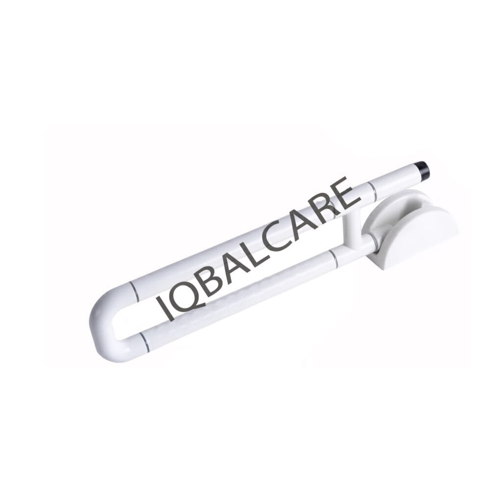 24-Inch Flip-Up Bathroom Safety Handrail & Grab Bar
