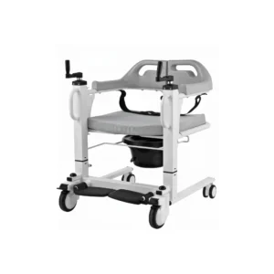 Steel Frame Commode Wheelchair - Wider Seat 51cm