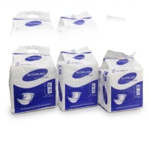 Alcasleep Adult Diapers – High Absorbency Briefs (Pack of 10)