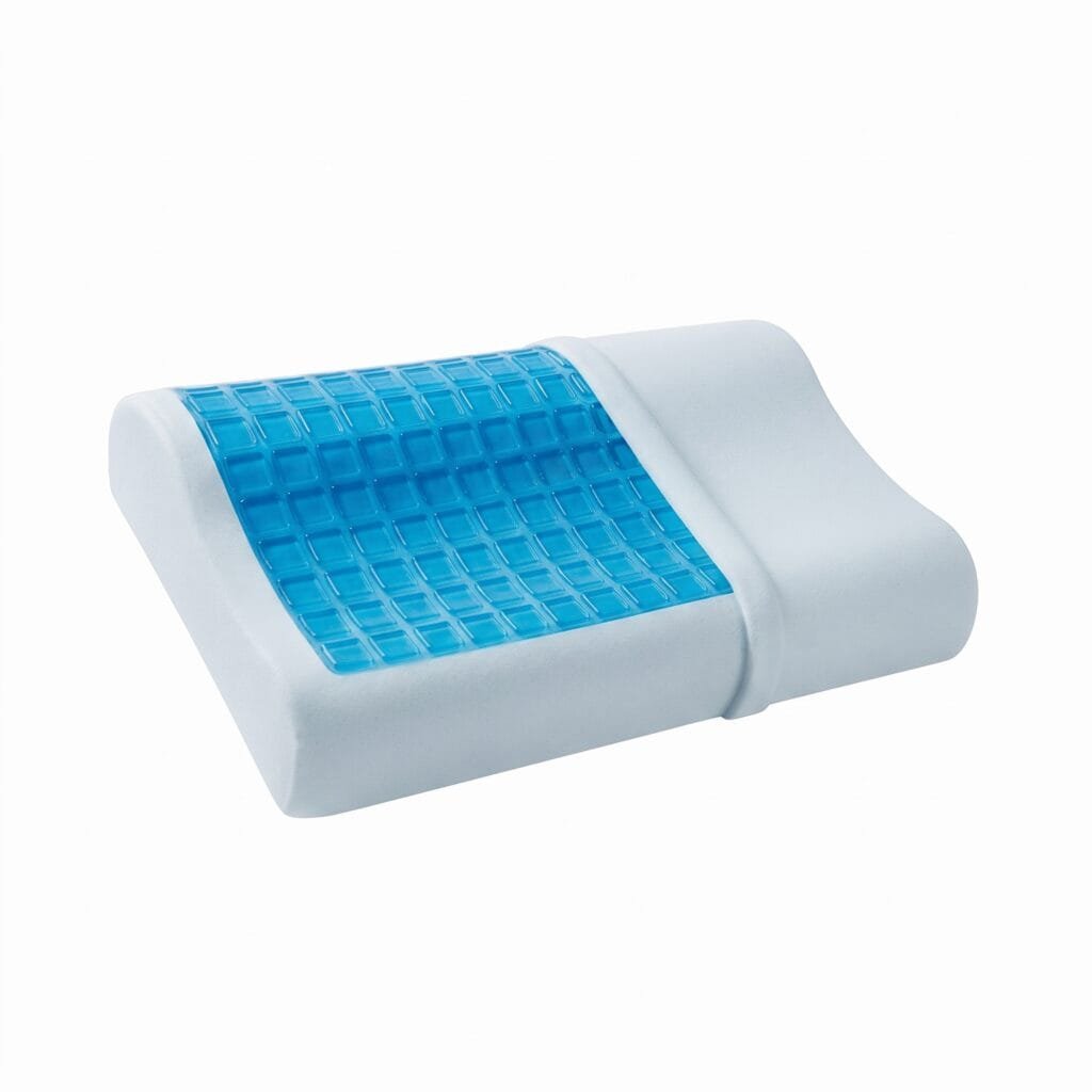 Cooling Gel & Memory Foam Ergonomic Pillow