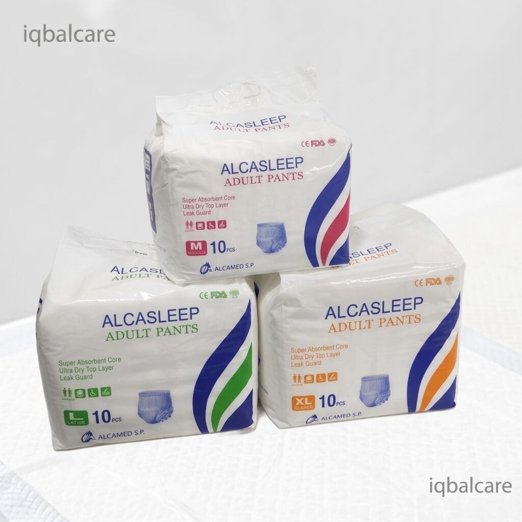 Alcasleep Adult Pull-Up Diapers – Premium Absorbency Pants (10 Pack)