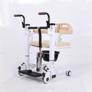 Hydraulic Lift Commode Transfer Wheelchair