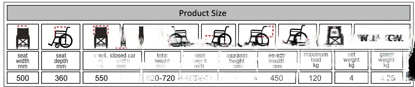 Aluminum Height-Adjustable Commode Chair – Wider Size, 120kg Capacity - Image 2