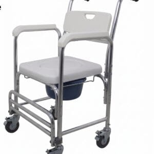 Aluminum Commode Wheelchair - Normal Size