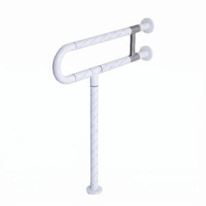 Floor-Mounted Bathroom Safety Handrail & Armrest (60x76cm)