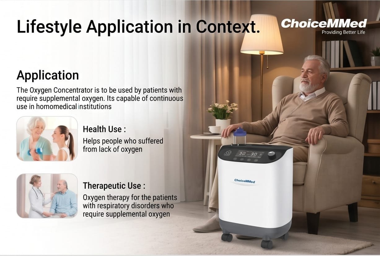 5L Medical Oxygen Concentrator OCB-5 Series with App Control - Image 2